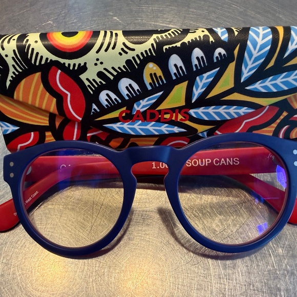 CADDIS LIFE Soup Cans, Blue/Red, 1.0 Readers - Picture 4 of 5